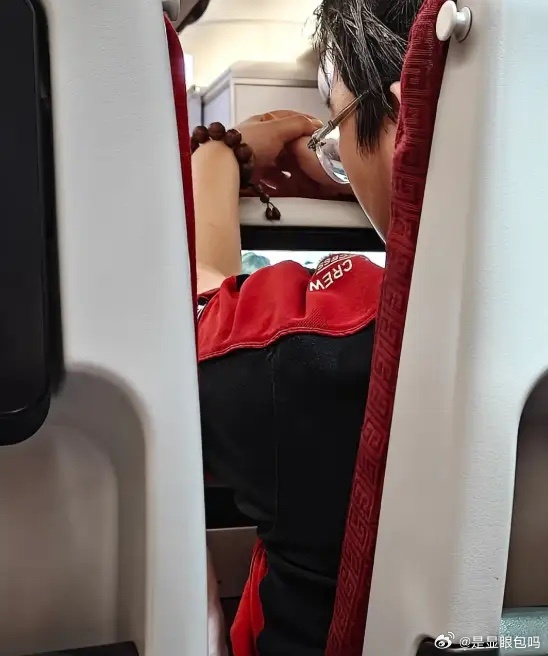 飞机上偶遇向太向华强小儿子向佑，没想到他坐的是经济舱，偶遇者还透露称向佑连40元
