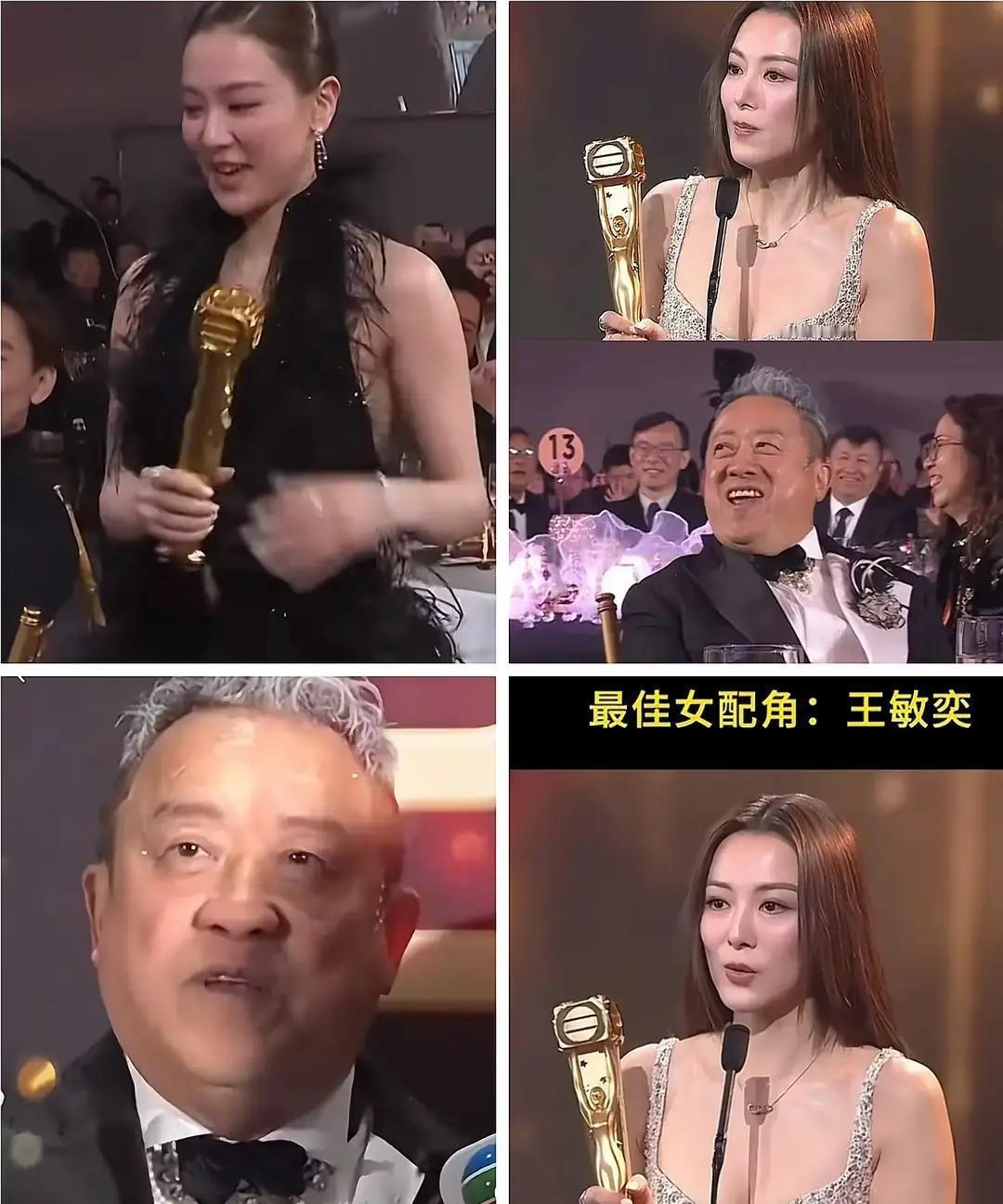 14岁跑龙套，30岁拿奖被骂
 
TVB颁奖礼那晚，她上台前手心全是汗。镜头扫过