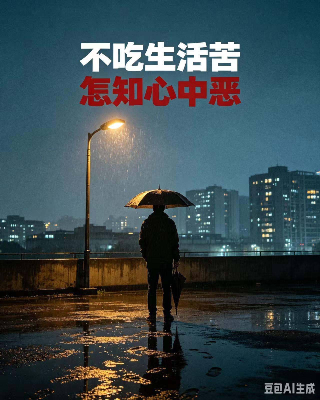 不吃生活苦,怎么会有心中的恶?人本来本性向善，没有人天生满心狭隘与怨怼。
安逸顺