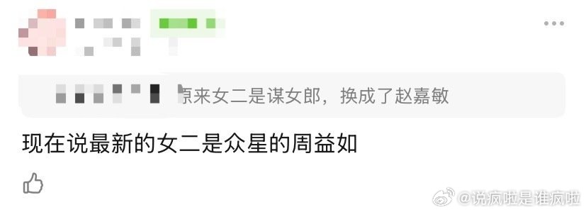 也就是说《天才女友》宣的是赵嘉敏（最开始也传过周益如），现在不知道是周益如还是合