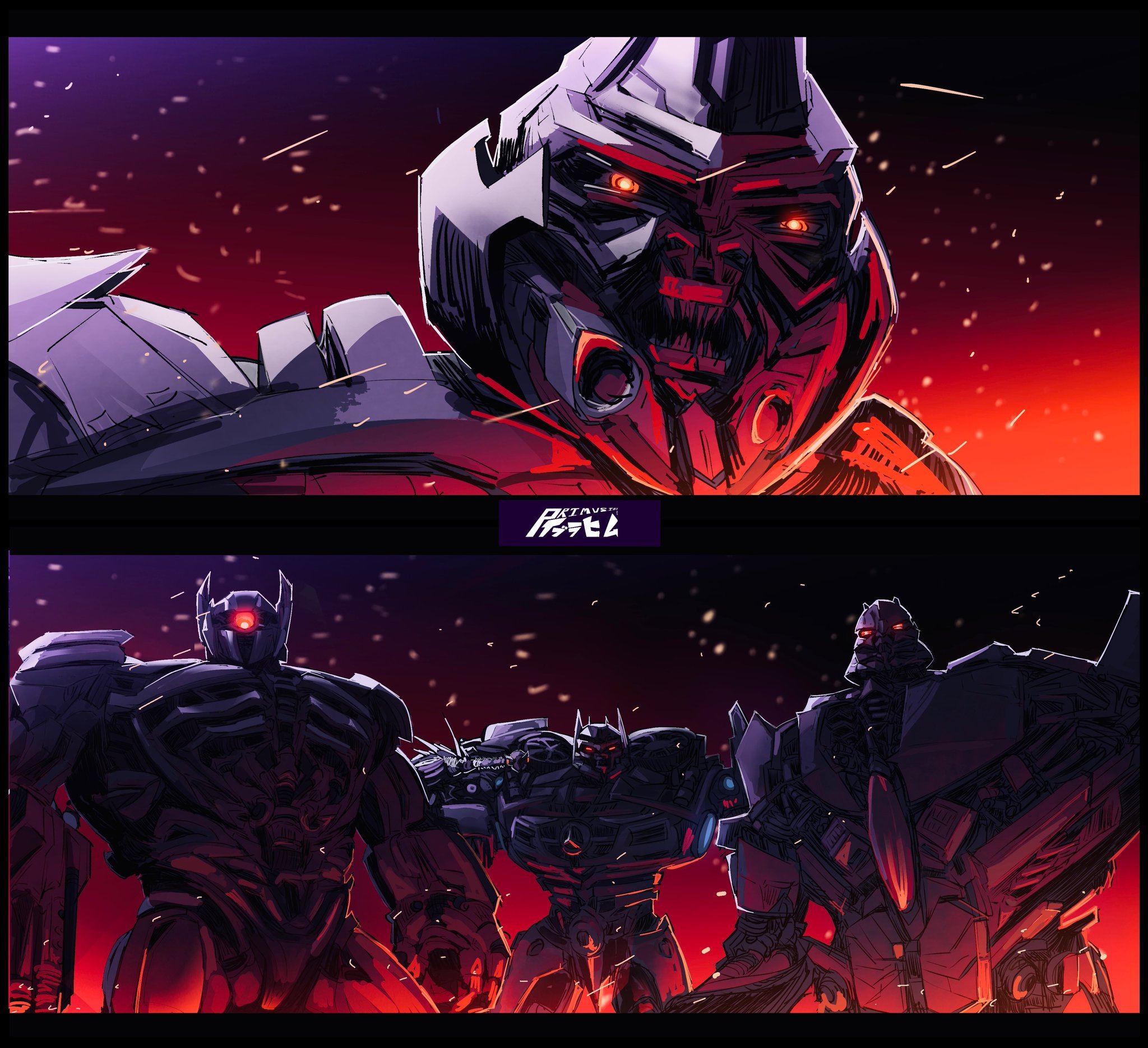 真人电影画风版#变形金刚:起源# 彩蛋Art by IBI ​​​