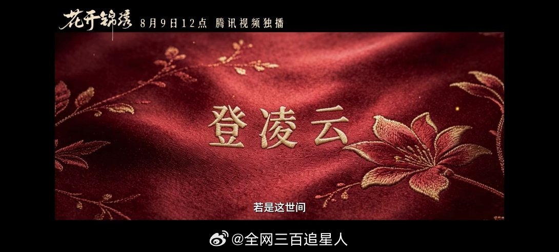 丁禹兮 花开锦绣就这样一步一步走上去 