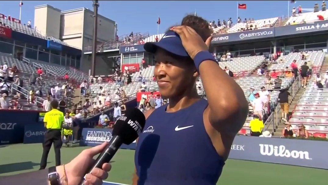 WTA1000 蒙特利尔站，大坂直美6-4/6-2完胜本土资格赛选手阿瑟诺，收获