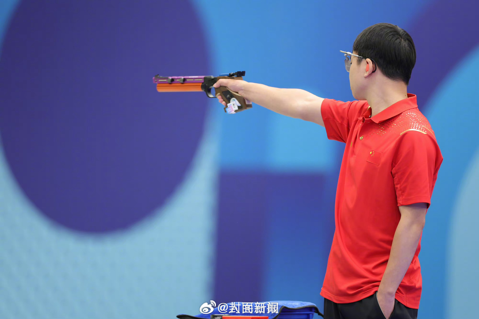 【恭喜！#中国射击队又射落一金#[金牌]】#关注巴黎奥运会#刚刚，巴黎奥运会射击