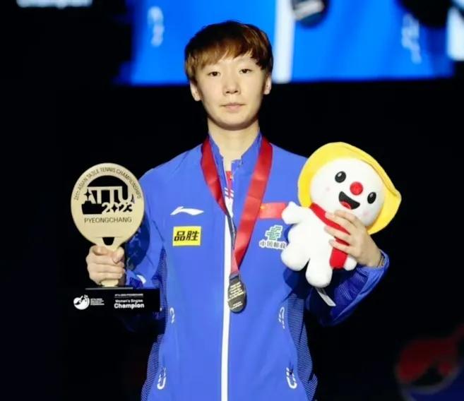#平昌亚锦赛# 王曼昱女单夺冠之路，含金量十足！
1/32决赛
王曼昱3-1徐孝