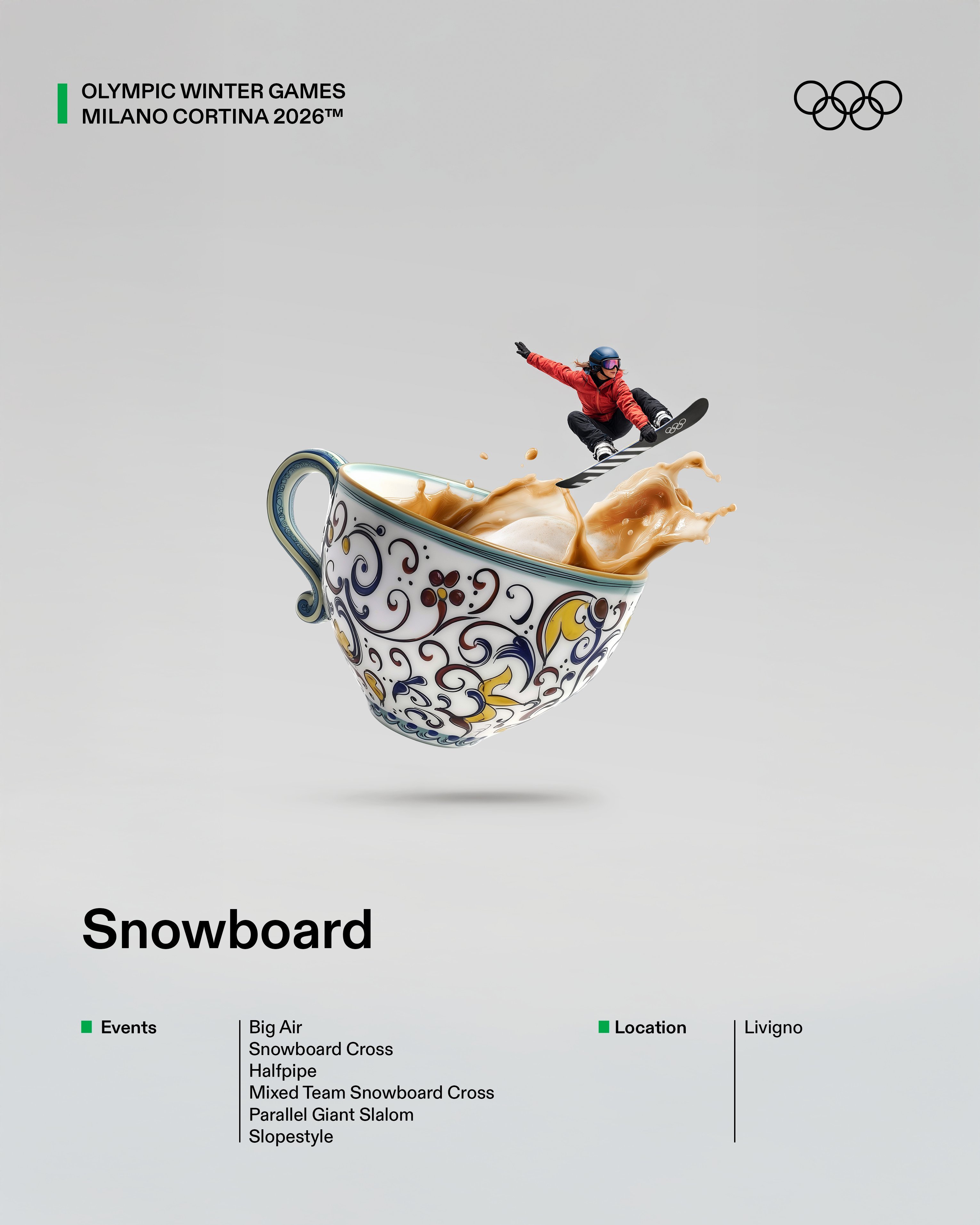 米兰冬奥会各个项目的视觉设计图还挺有意思的。冬奥会厚蓄显锋芒