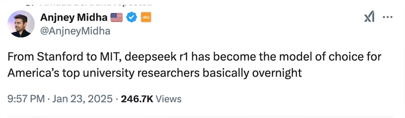 deepseek R1震撼了全世界，美国顶级高校一夜之间全部替换成deepsee
