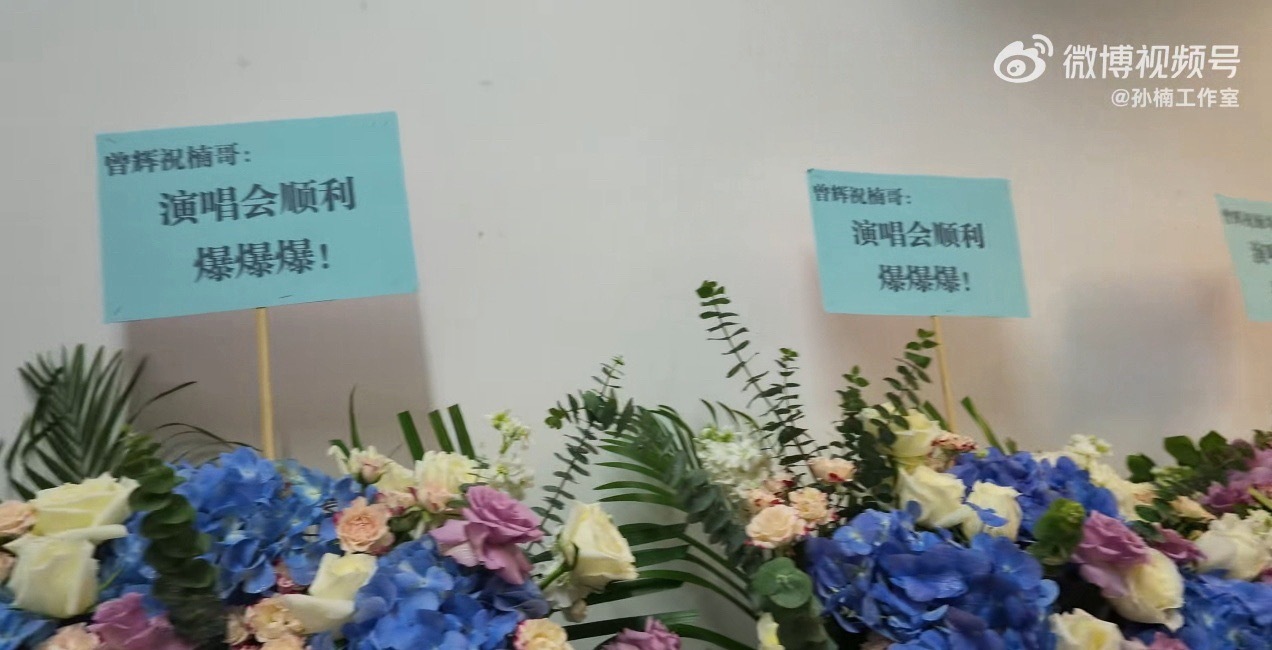 披荆斩棘哥哥们为孙楠演唱会送花篮披哥全员为孙楠演唱会送花篮 披荆斩棘的哥哥们都为