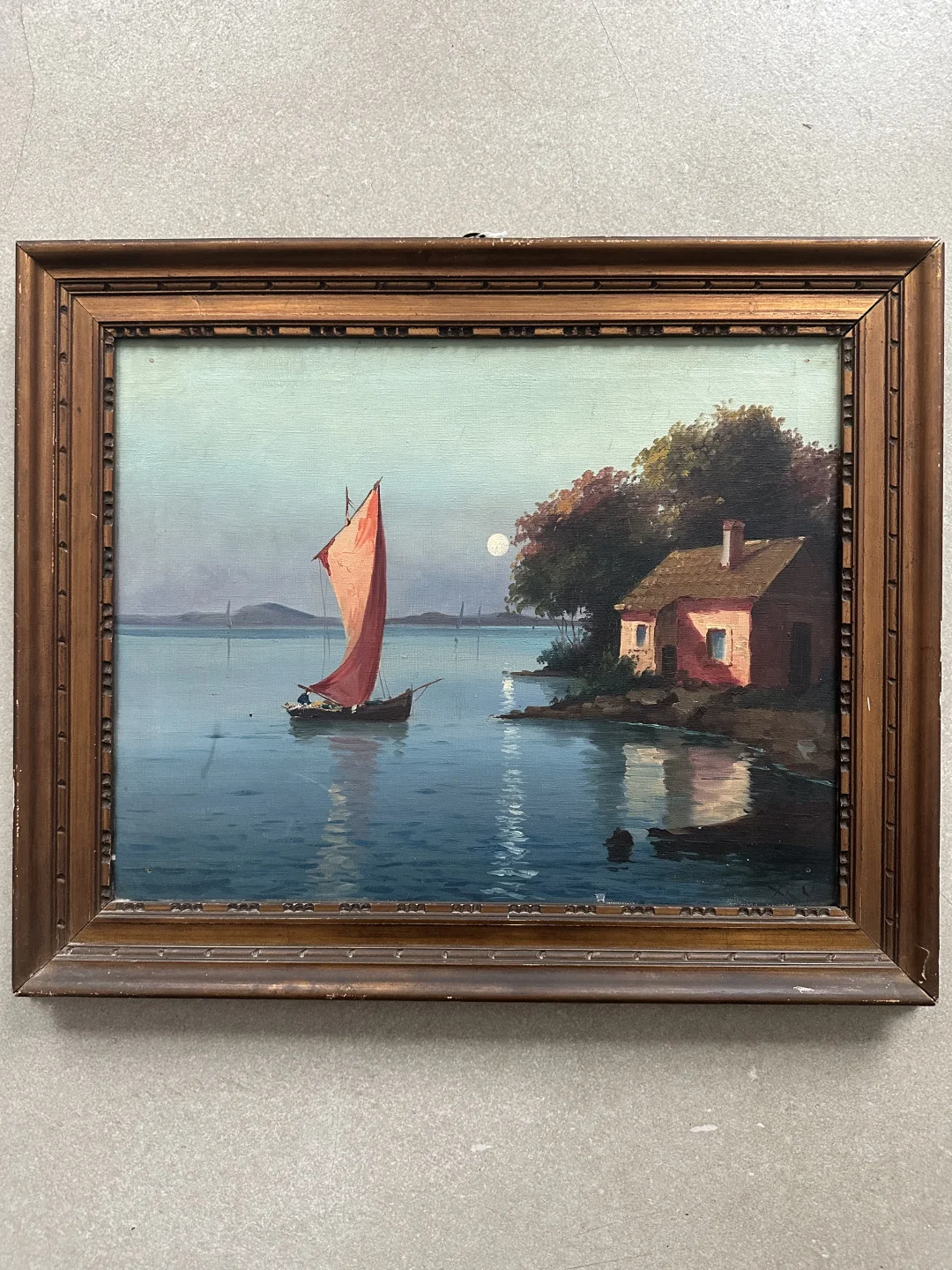 来自欧洲的老油画