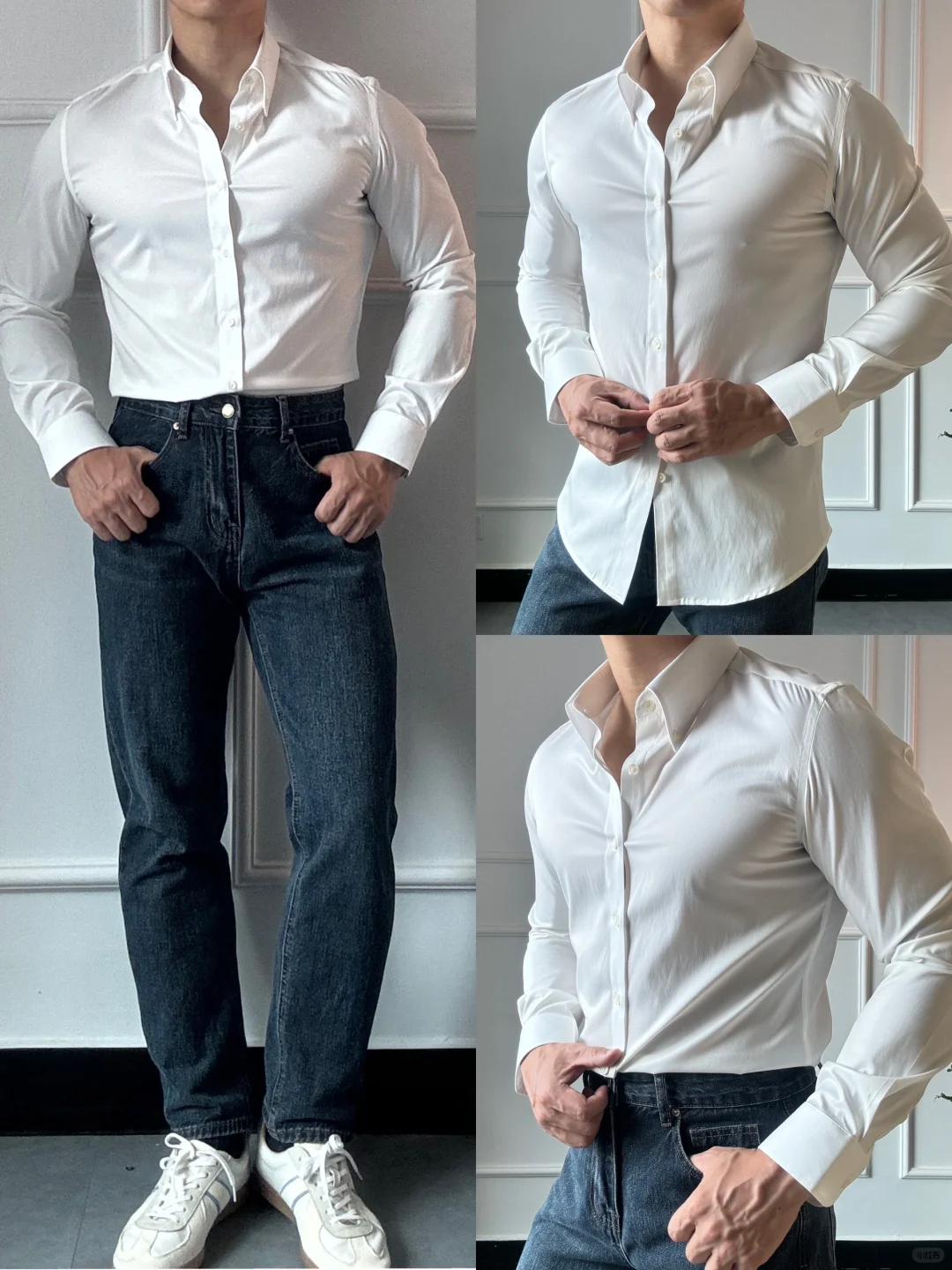 自带光影效果的男士衬衫👔｜男生通勤穿搭