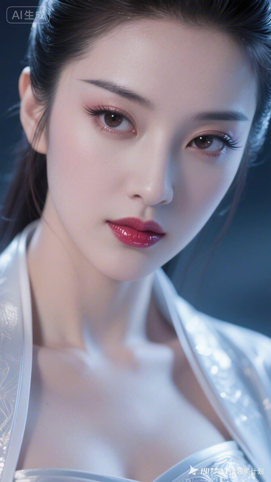 梦幻少女，精致妆容，唯美动人！