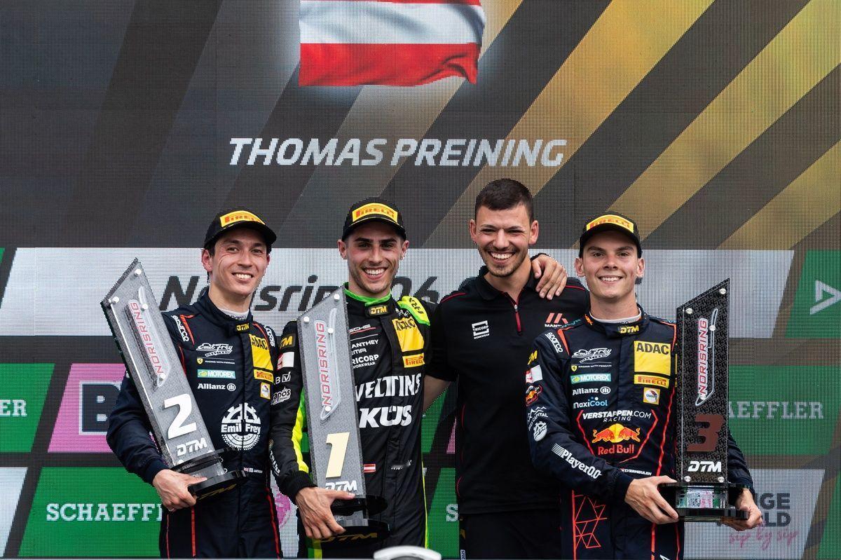 DTM 诺里斯林站：混乱中诞生的冠军之争2025年德国房车大师赛（DTM）的No