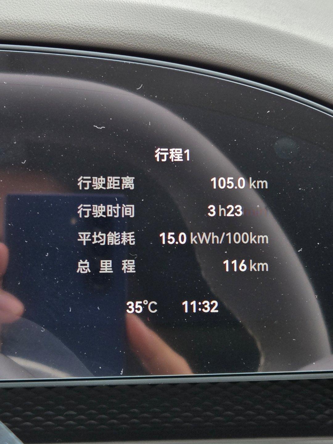 #极氪7x# 新车开了100多公里百公里电耗15度大家觉得还行嘛 ​​​