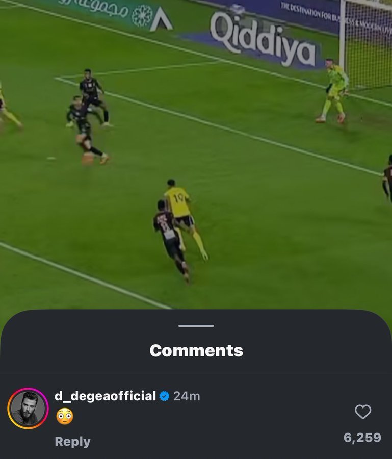 前曼联队友德赫亚评论 C 罗倒钩：(⊙_⊙)😳 