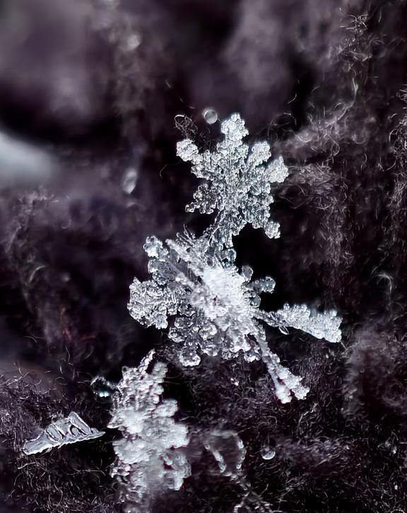 上海前几天还20度，今天下雪了❄️
朋友圈被下雪刷屏。果然每一片雪花都是不同的。