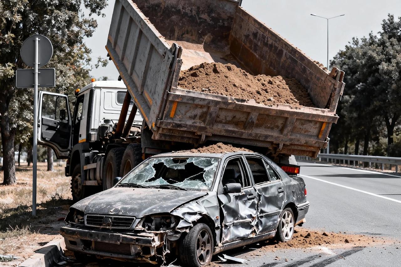 90吨钢铁巨兽吞噬女教师！渣土车超载407%侧翻，屡罚不改的企业+监管缺位，谁该