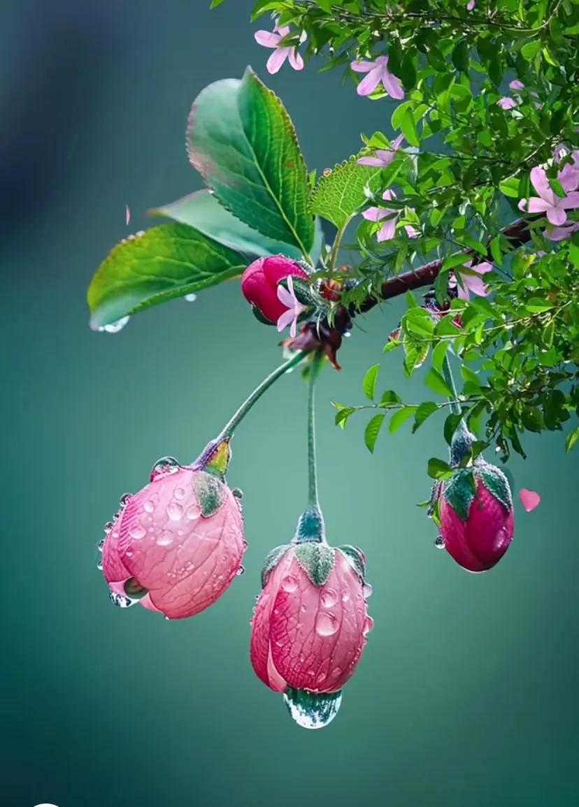 上联：春深花落雨
下联：夏浅荷飘香