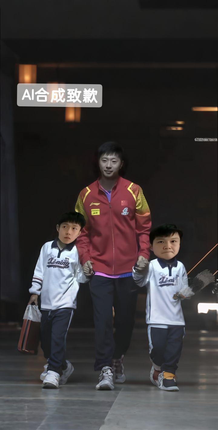 AI扩图  樊振东 国乒 马龙 ​​​