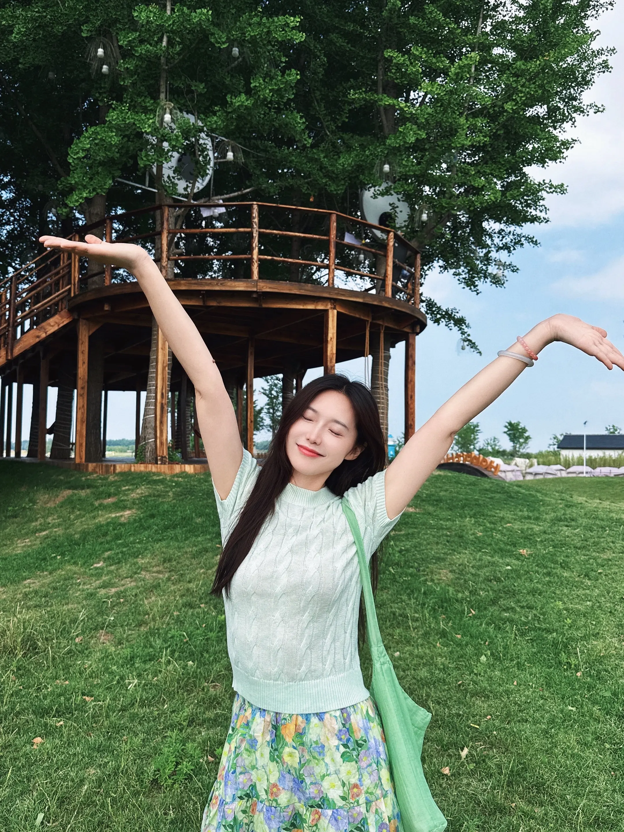 藏在绿色里偷看夏天 找到一处适合放空的小岛🏝️