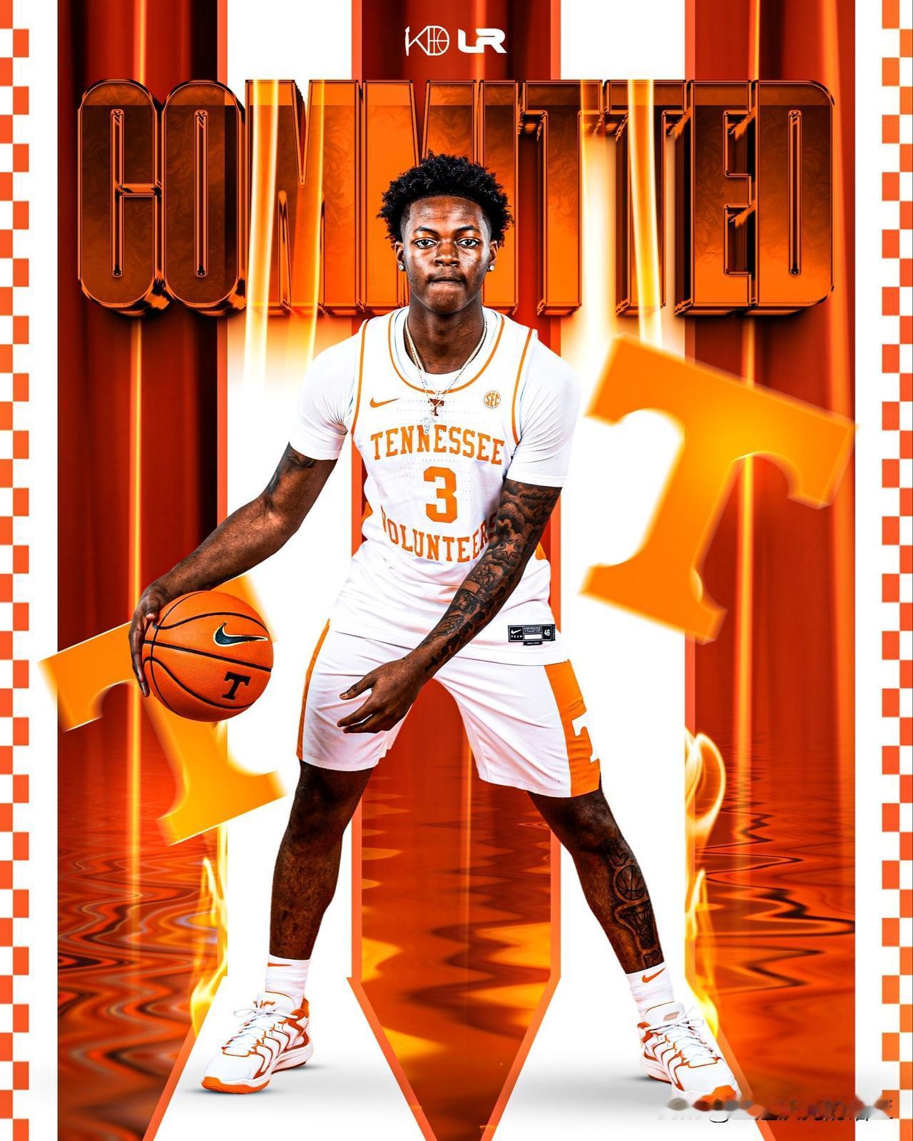 芝加哥控卫Marquis Clark宣布承诺NCAA男篮 田纳西大学，克拉克说这