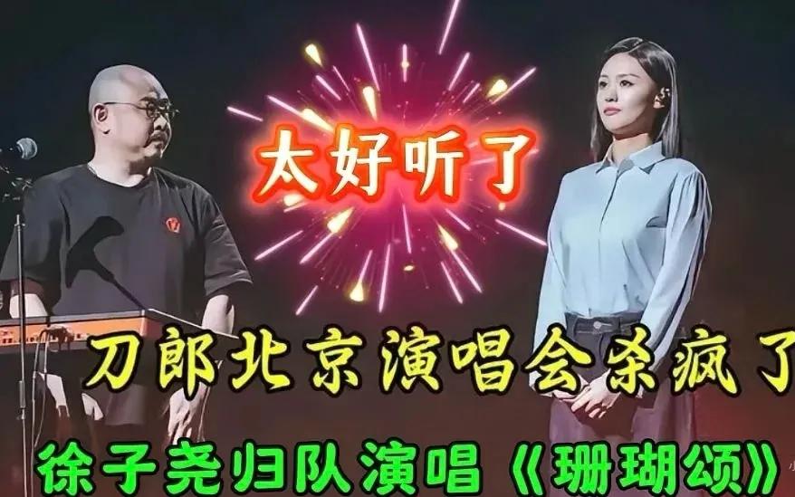 没想到2025年刀郎的第1个演唱会
不是唱新歌也不是换新的衣服，
而是
徐子尧回