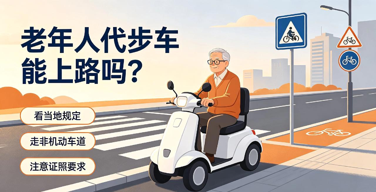 老年人代步车能上路吗?