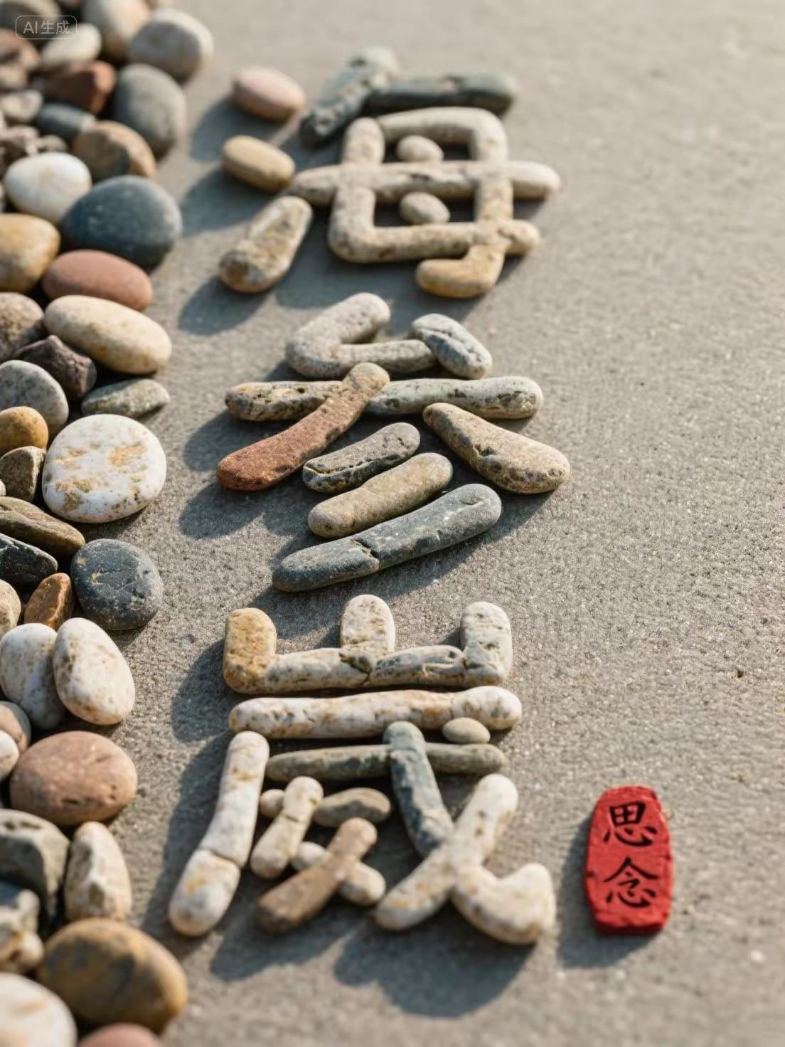 真是有心人，找到了这么合适的石头！