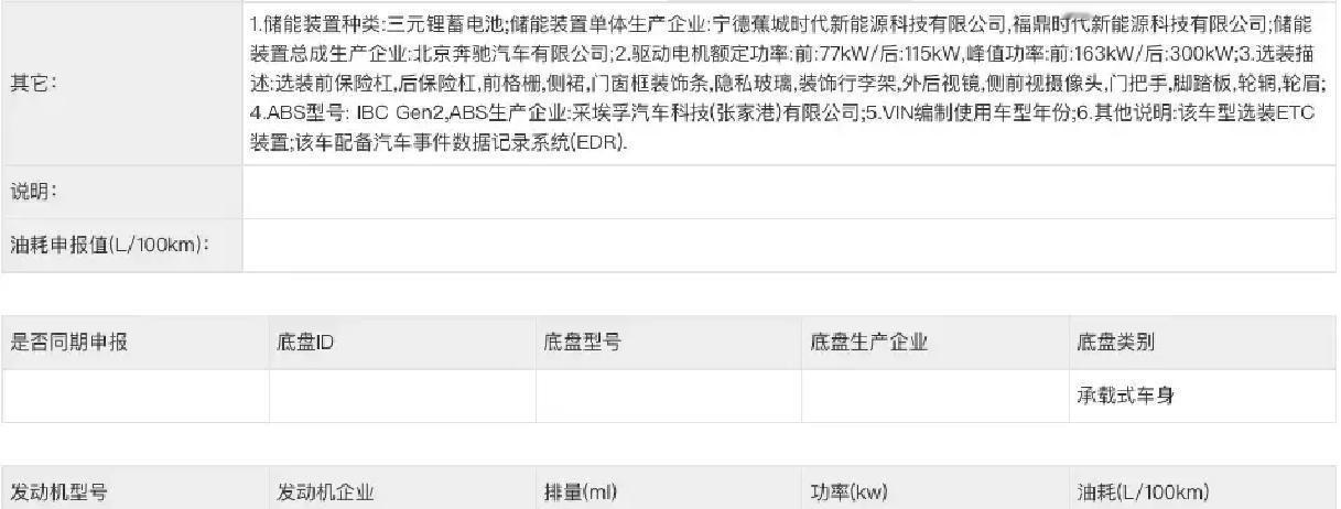 2026年2月，北京奔驰GLC 350 L 4MATIC纯电版关键信息新鲜出炉，