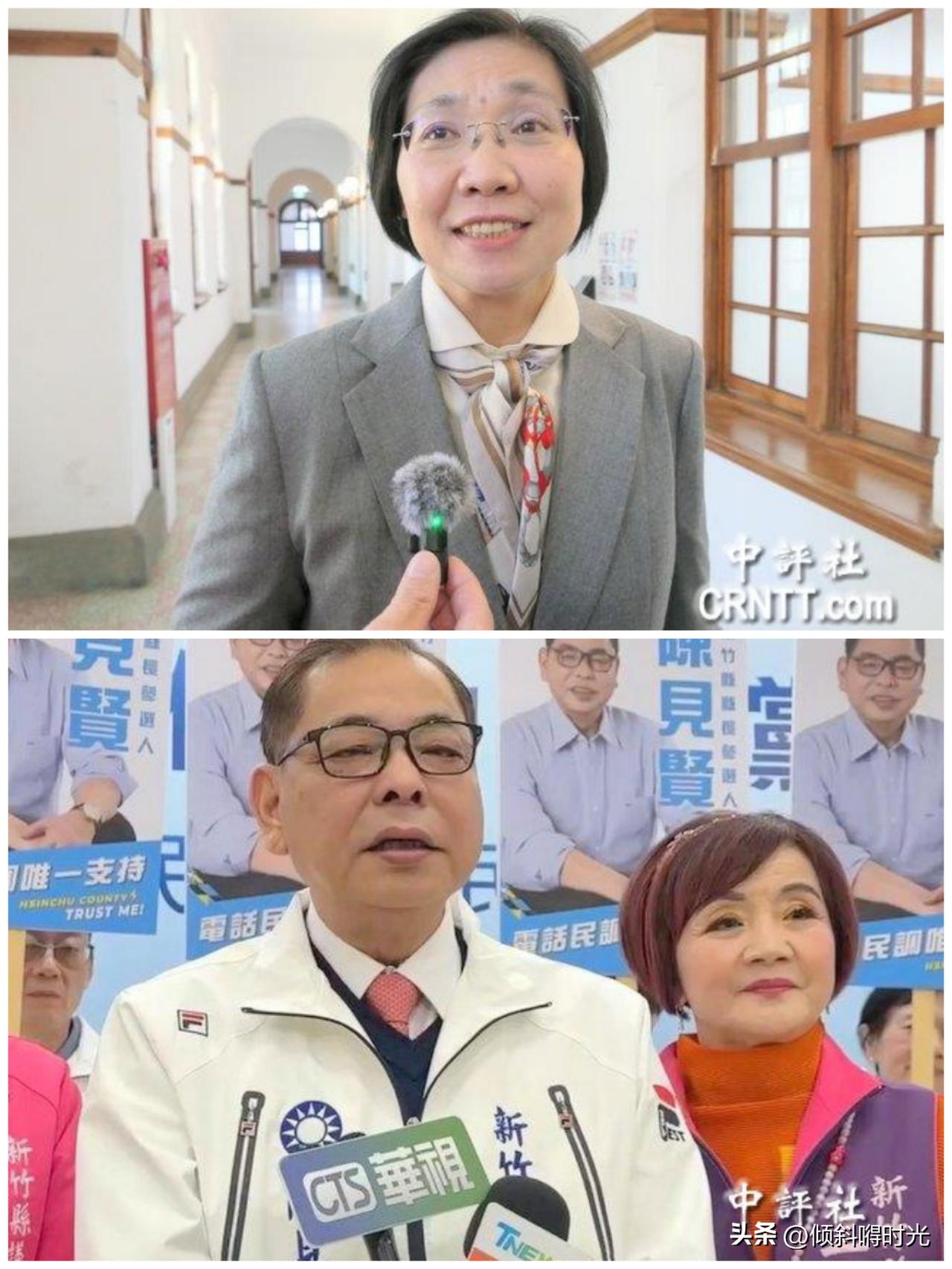 在台湾研究学会于昨天公布的最新民调中，国民党籍新竹县候选人陈见贤在“党政对比”方