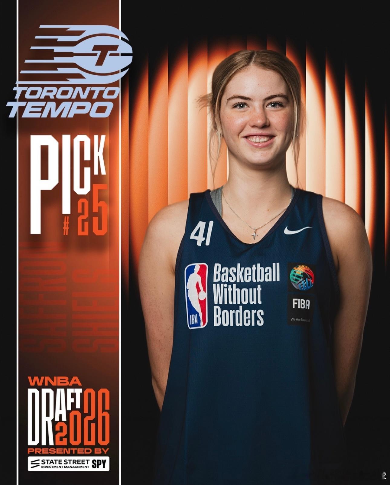 沙法仑希亚斯被多伦多新军选中～WNBA