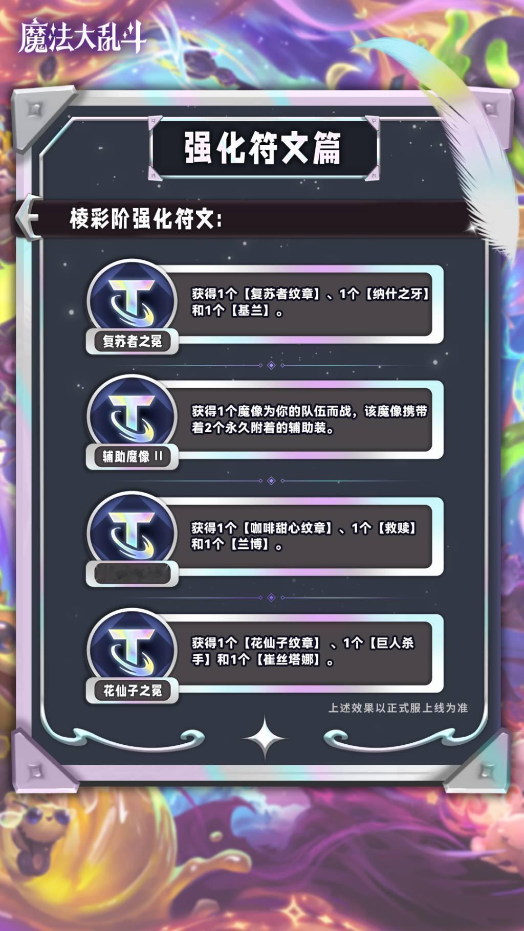 云顶之弈12赛季棱彩强化符文介绍卡图#云顶魔法大乱斗##云顶之弈s12# ​​​
