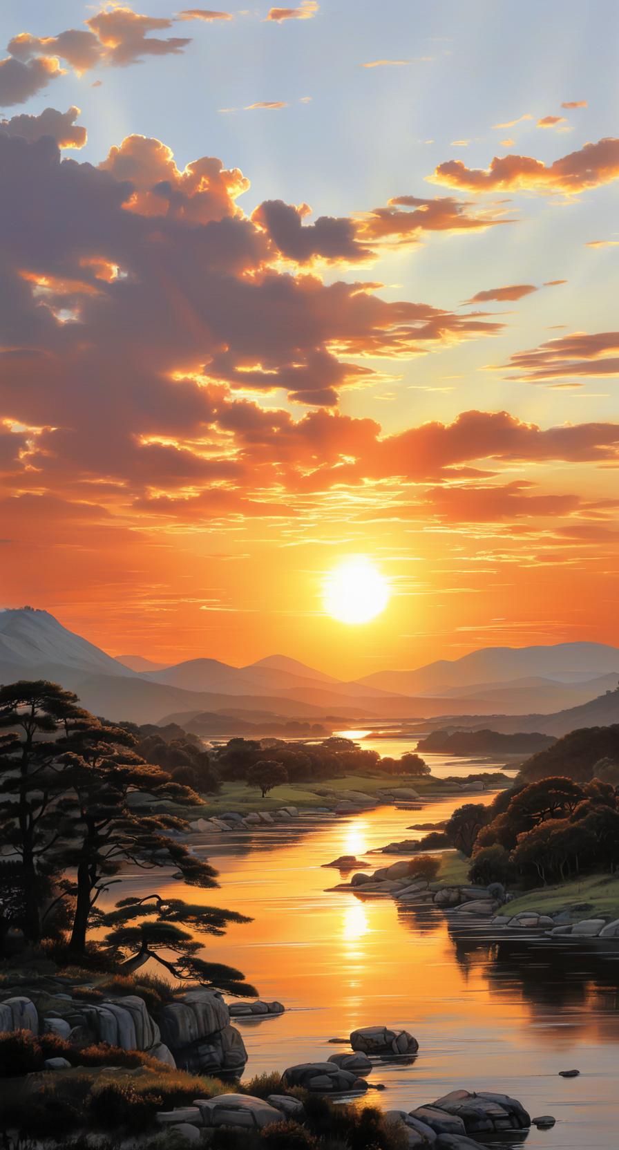 发一张你相册里的日出