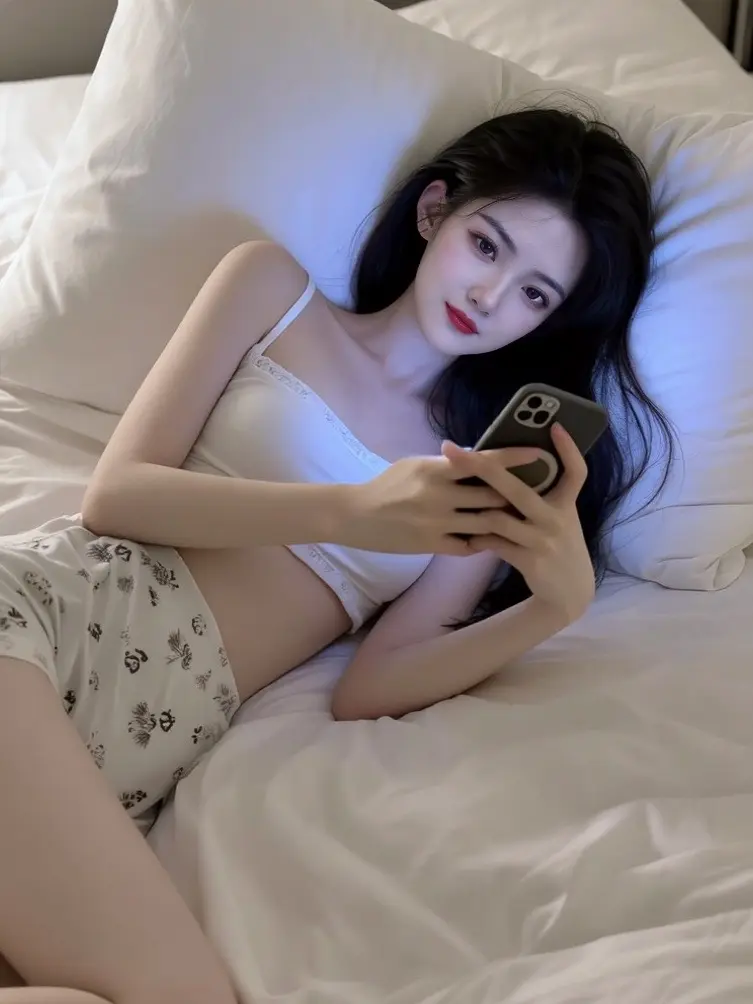 少女勾魂少妇勾人，看看我勾什么啊🤣。 床榻自拍照