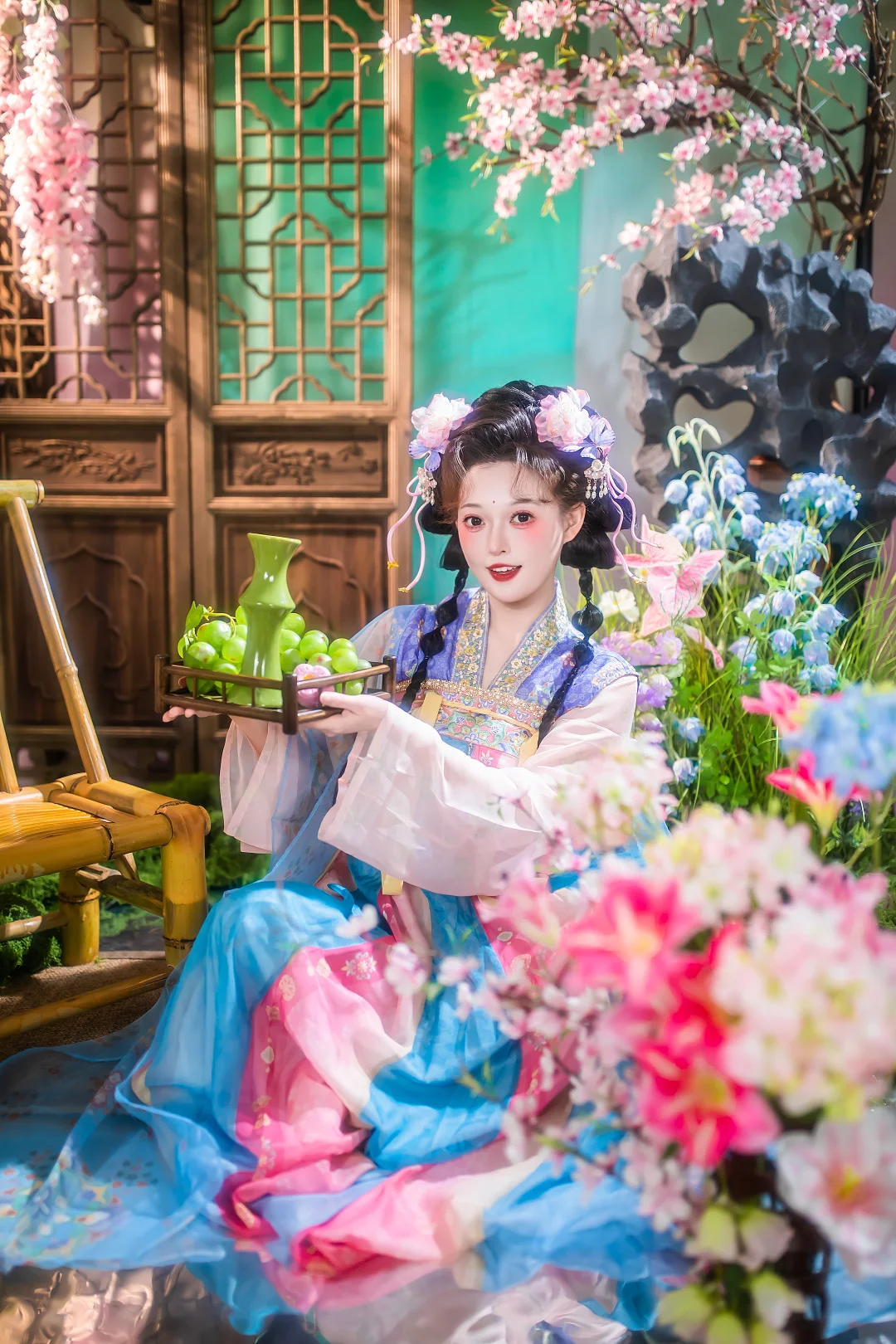 谁家花神落人间~是春花烂漫的唐风小公主！