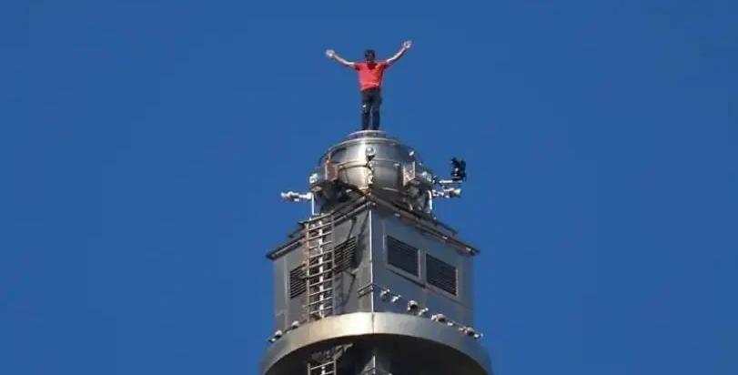 台北市长蒋万安为了确保美国徒手攀岩运动员亚历克斯·霍诺德徒手攀爬台北101大楼无