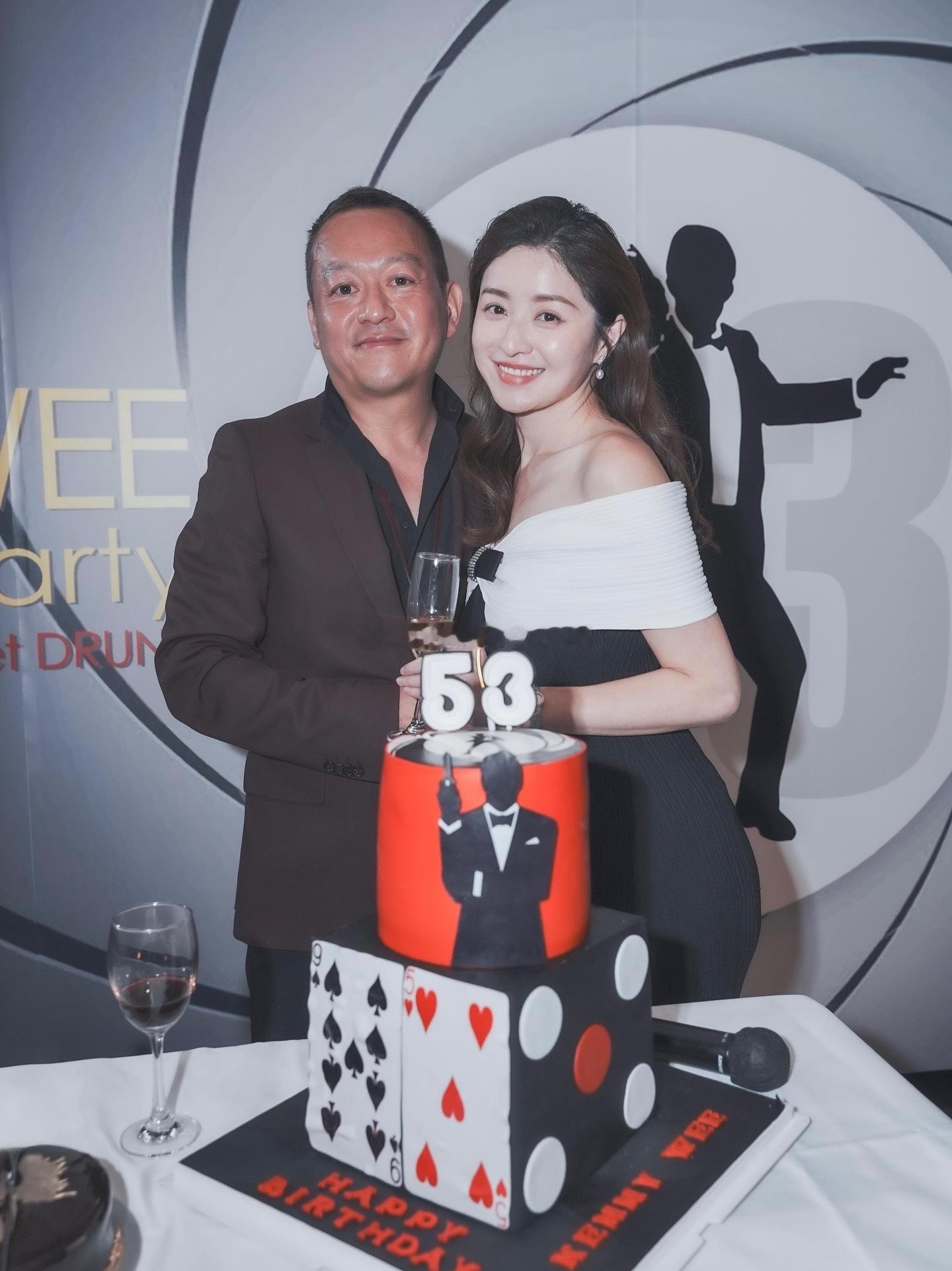 徐淑敏为老公庆祝生日，邀请了好姐妹沈卓盈、陈自瑶、宋熙年参加生日派对。 ​​​