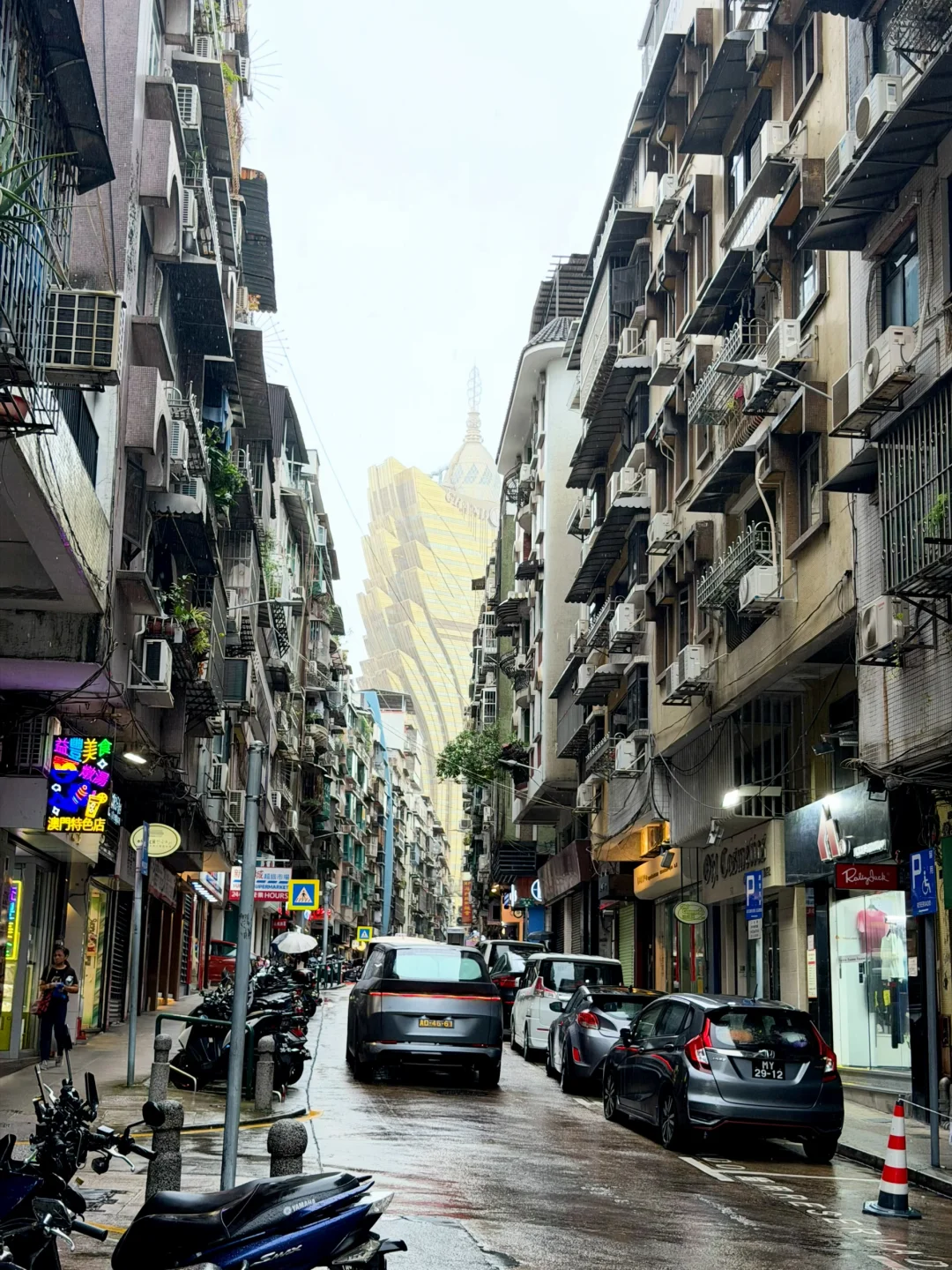 台风天的澳门周末也好多人🇲🇴