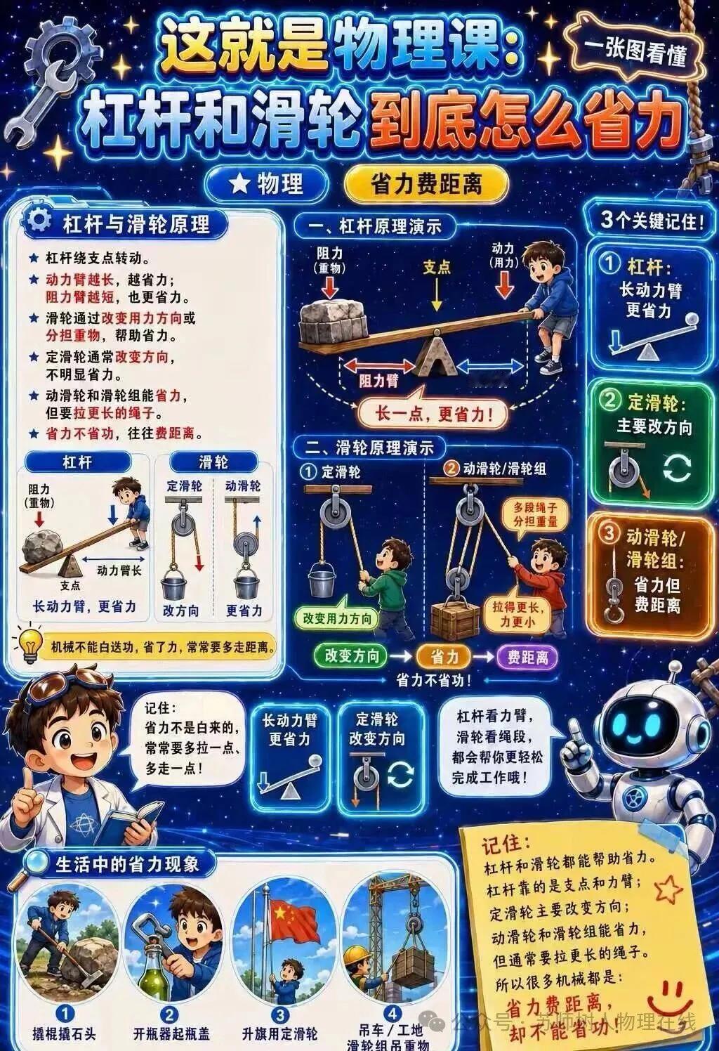 杠杆和滑轮到底怎么省力？
