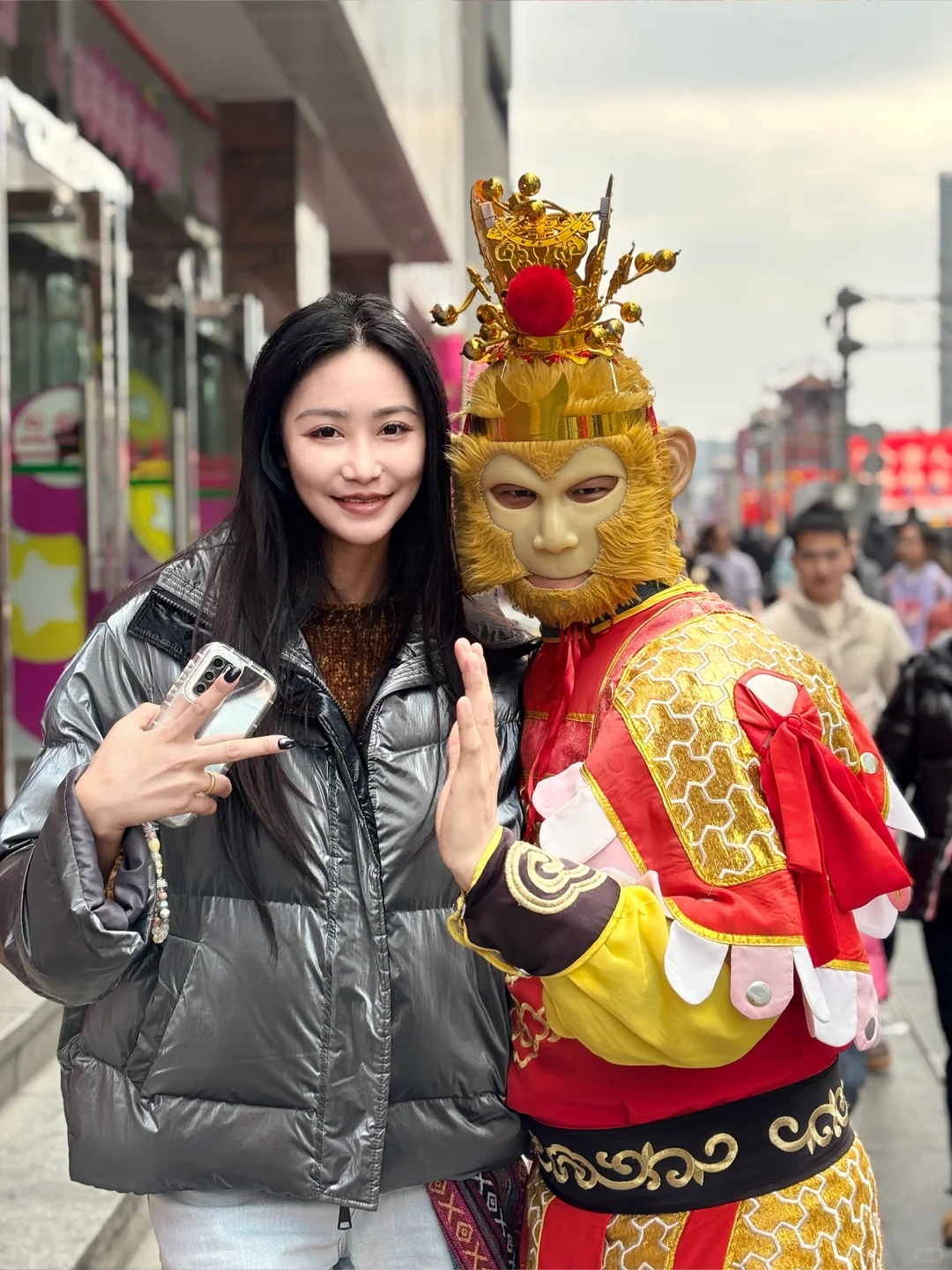 在长沙喜提价值25元一张的合照