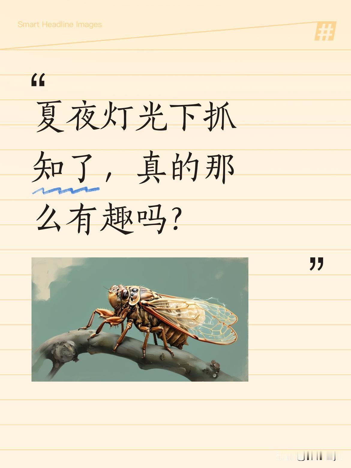 夏夜灯光下抓知了，真的那么有趣吗？
最近有村民用灯光引来大量知了，众人兴奋抓捕的