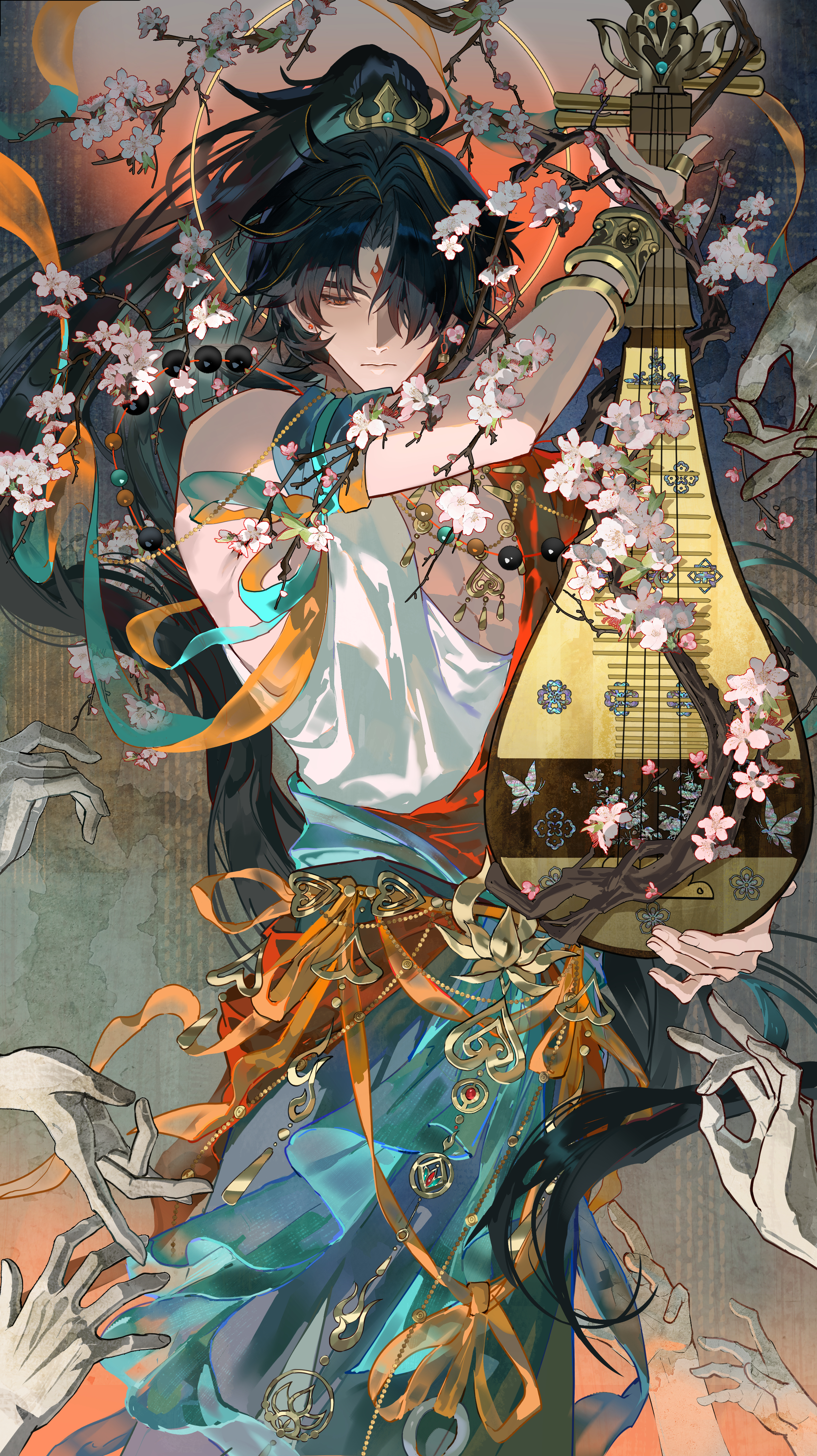 刃 感觉刃刃是拿着木制品就会开花的朱明仙女终于把这个敦煌刃建设完了！三连感谢🙏