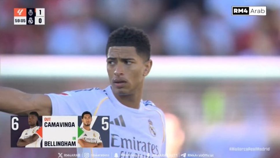 换上了马略卡vs皇马