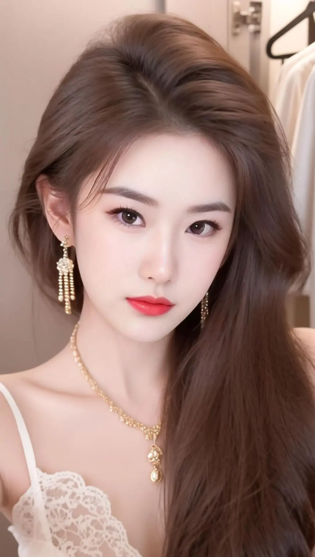 AI黑茶超长发写真 随变ai随便玩