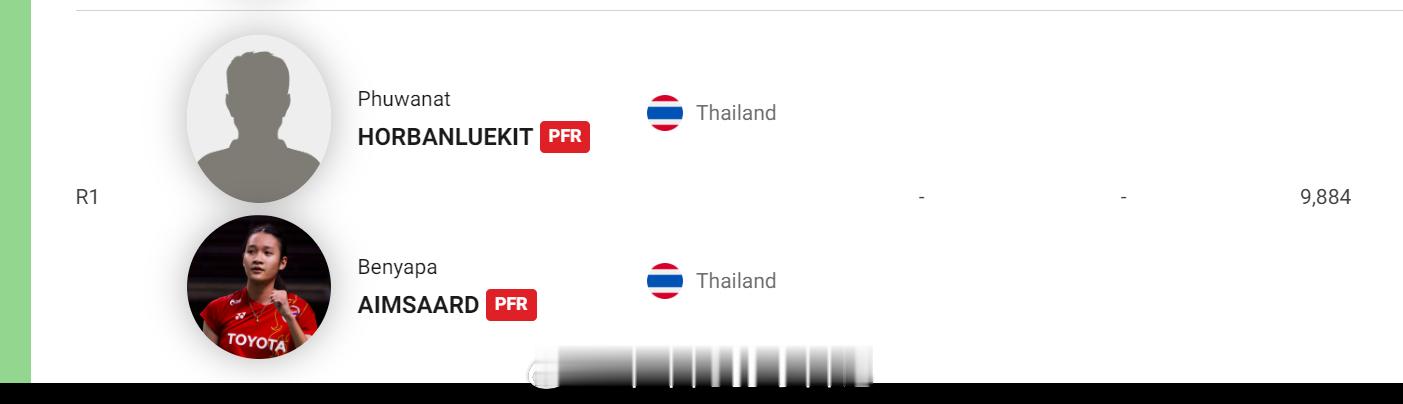 2025年丹麦羽毛球公开赛 李美妙/退赛 斯蒂法尼*替补瓦尔迪 门塔里/退赛 普