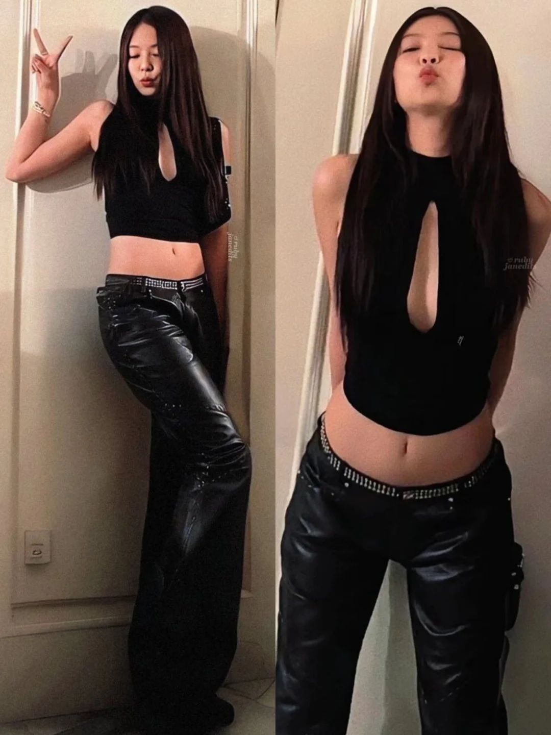 Jennie&Rose最新合照，两人都好辣！