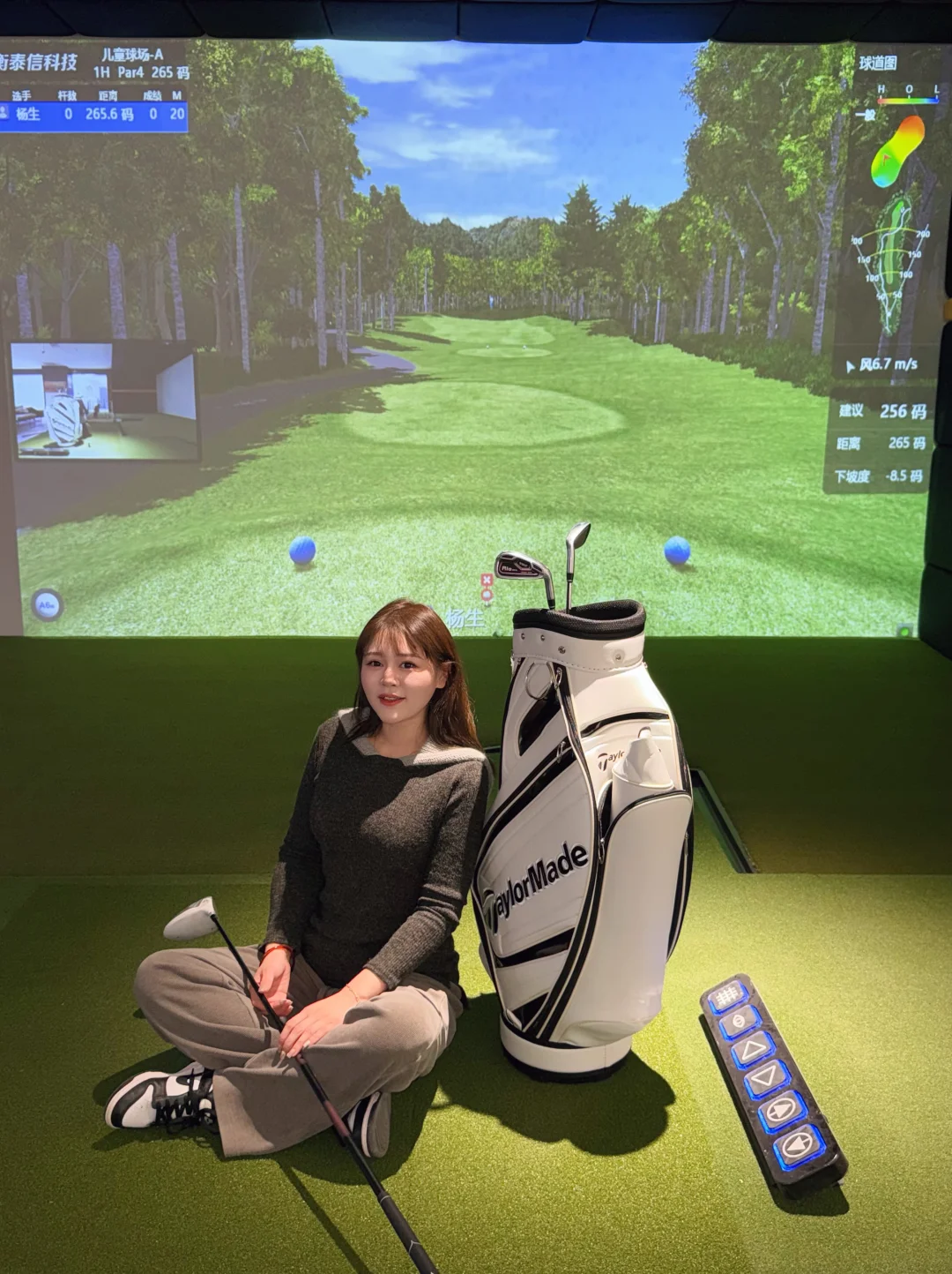 在家里实现高尔夫🏌️‍♀️自由是什么体验🤔