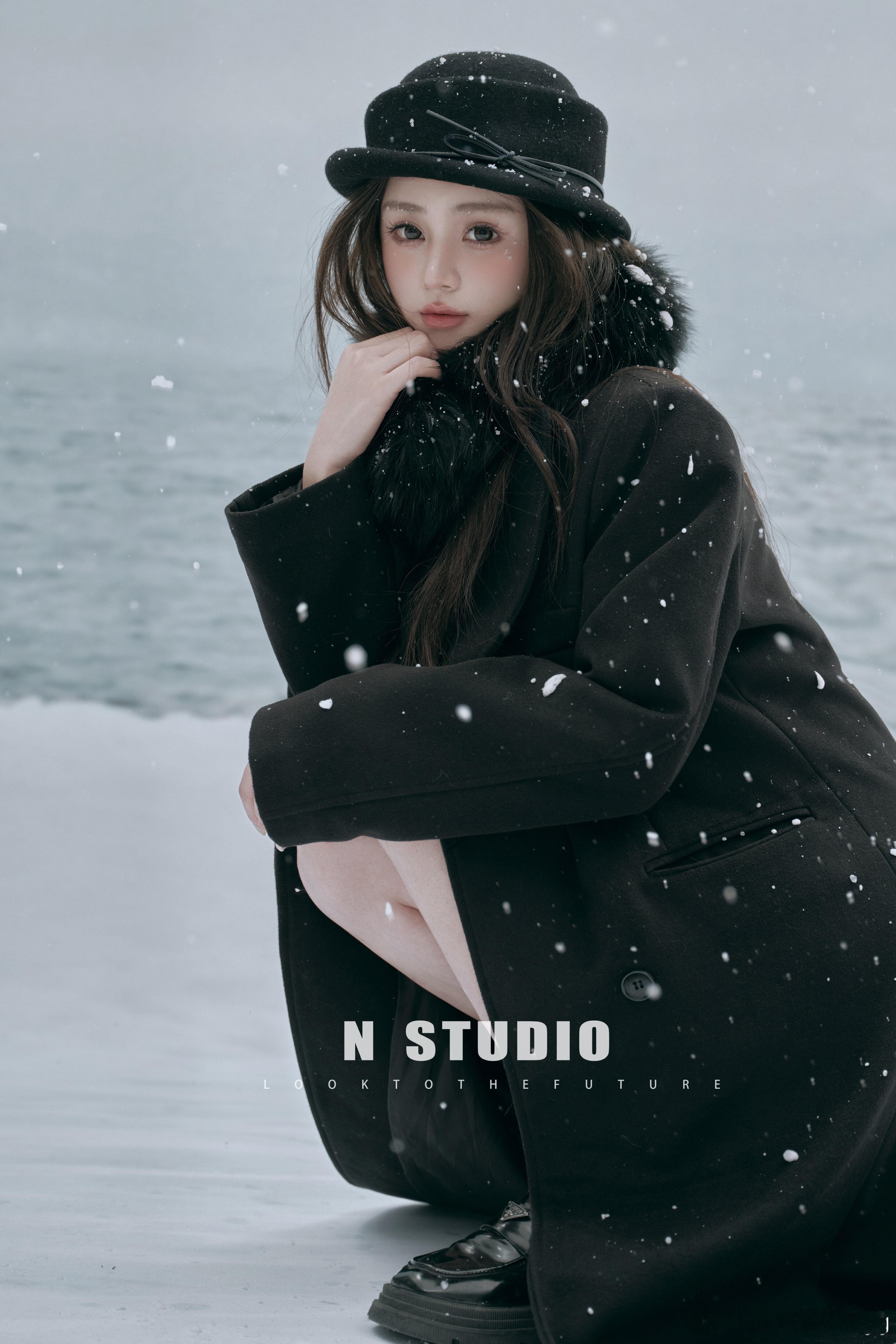 我的城市下雪了❄️（郑州终于下雪了 好浪漫 本来想出去拍雪景 中午去做了个水光 