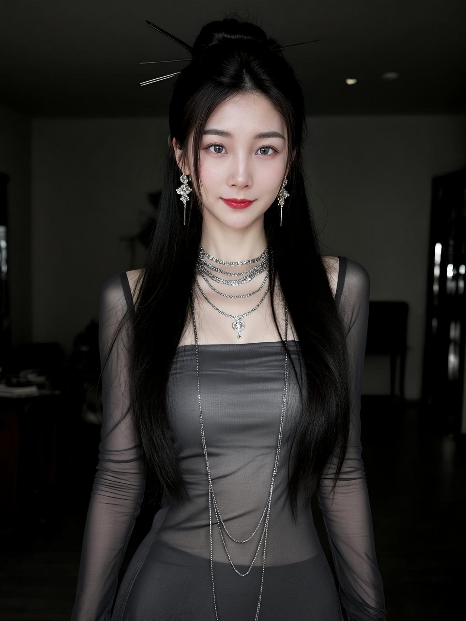 AI暗黑氛围感写真