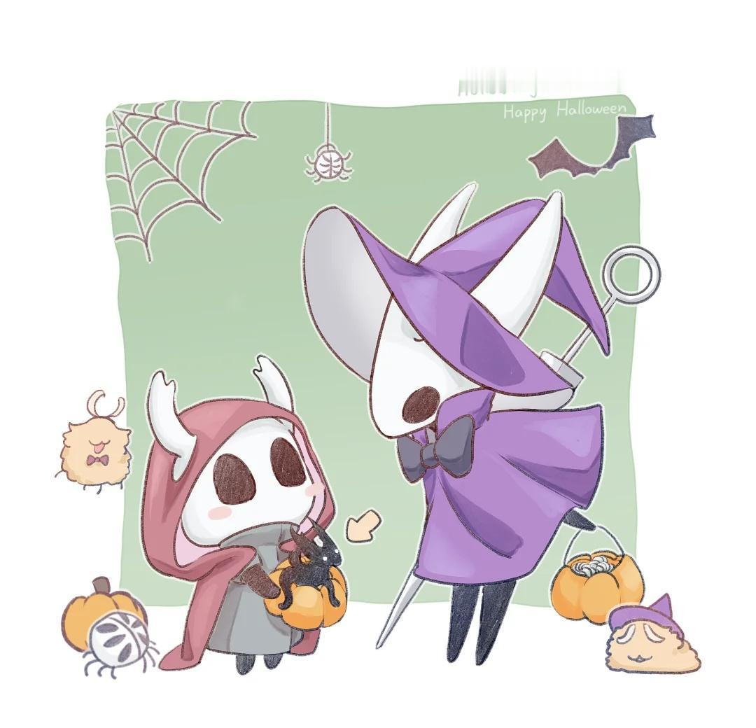 南瓜里面是什么？
空洞骑士 万圣节 丝之歌