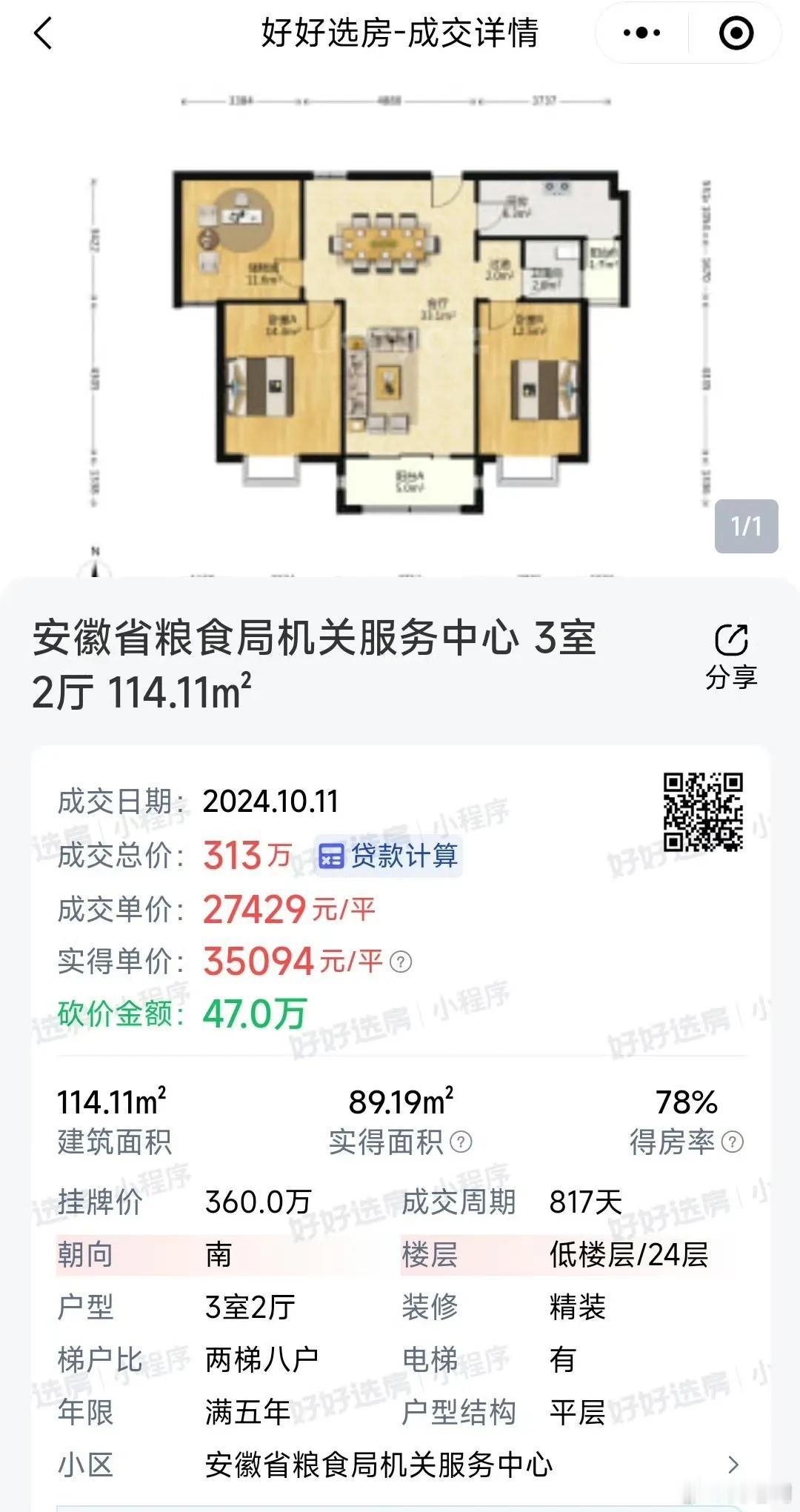 合肥老城区的房子还是比较坚挺的
以前3万，现在还能2.7万成交
滨湖以前4万的，